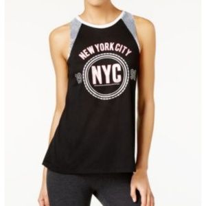 Material Girl Womens Pro Sequined Tank Top